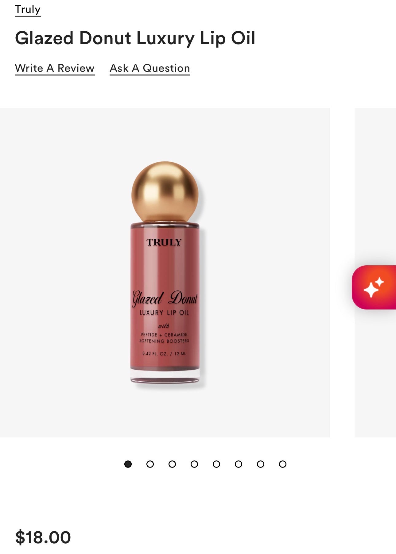 Truly luxury lip oil