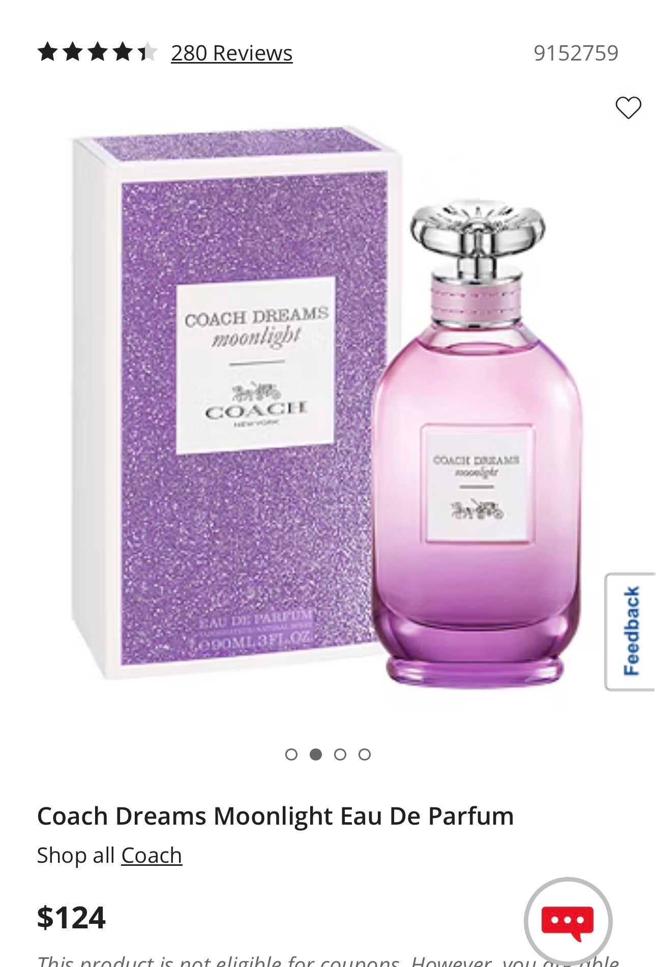 Coach New York Moonlight perfume