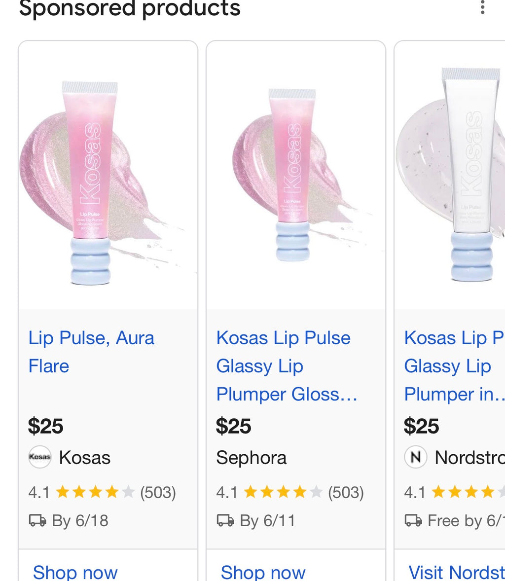Kosas lip gloss